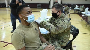 Camp Humphreys Flu Shot Broll
