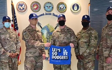 CJTF-HOA LA Dodgers Shoutout