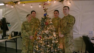 Alaska Army National Guard Team Terrific out of forward operating site Torun, Poland wish friends and families back in Alaska a Merry Christmas.