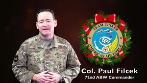 72nd Air Base Wing Holiday Message
