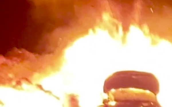 Camp Pendleton Marine rescues child from burning vehicle
