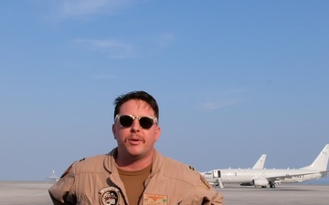 Navy Pilot and Heflin Albama Native Sends Holiday Greetings from Middle East