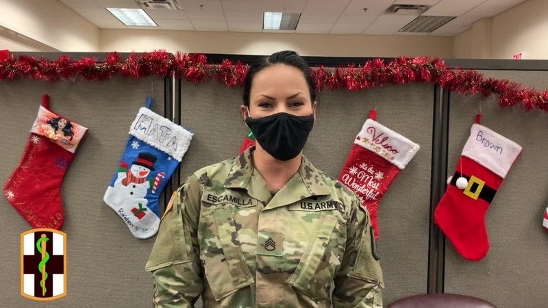 Staff Sgt. Samantha Escamilla Holiday Greeting