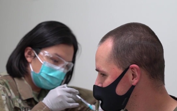 First Ohio National Guard members receive COVID-19 vaccinations
