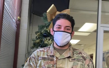 Holiday Greeting from Spc. Jesse Weeks