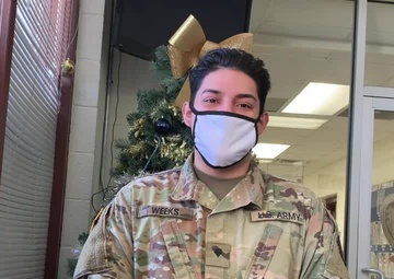 Holiday Greeting from Spc. Jesse Weeks
