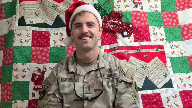 Soldiers with Task Force Bayonet send holiday wishes to family and friends, Horn of Africa, Dec. 15, 2020.