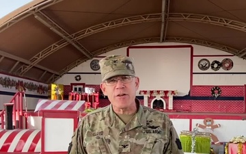 Holiday message from COL Lloyd