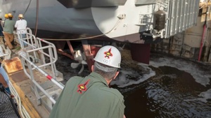 USS George H. W. Bush (CVN 77) Flood Dock/Undock