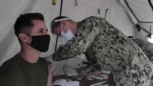 COVID-19 Vaccine at US Naval Hospital Okinawa