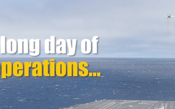 USS Abraham Lincoln (CVN 72) celebrates 200,000th arrested landing