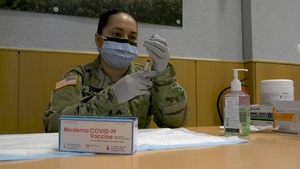 COVID-19 Moderna Vaccinations at Kleber Army Health Clinic and Landstuhl Regional Medical Center