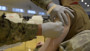 USS Ronald Reagan (CVN 76) Sailors Receive COVID-19 Vaccine