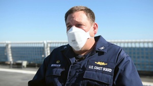 B-Roll Capt. Adam Morrison discusses Stone (WMSL 758) underway for first patrol