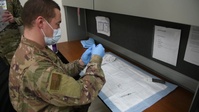 COVID vaccine arrival and distribution
