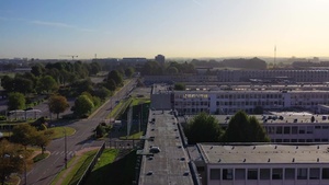 Aerial footage of old NATO HQ