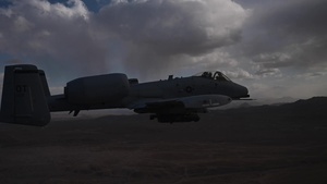 A-10 Flyover Aerial Video with Thunderbirds