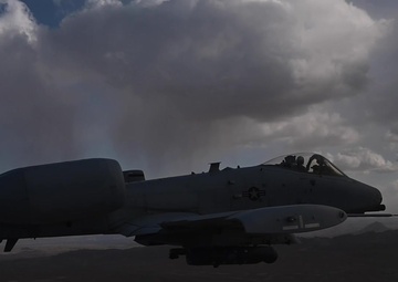 A-10 Flyover Aerial Video with Thunderbirds