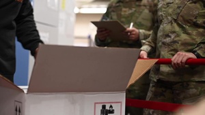 COVID Vaccination Arrival at Joint Base Langley Eustis