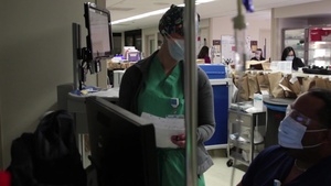 Air Force nurse works side by side with local hospital