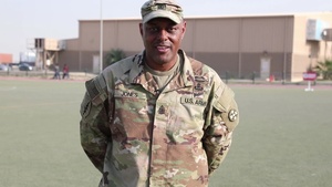 1st Sgt. Stephen Jones Shoutout