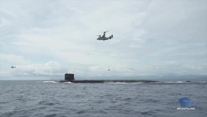 MV-22B Osprey Delivers Payload to USS Henry M. Jackson
