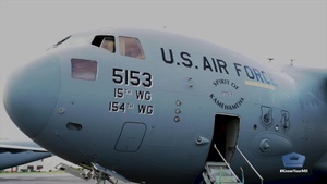 C-17 Globemaster III Airdrops Payload To USS Henry M. Jackson 1