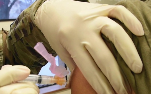 B-Roll of COVID-19 Vaccinations at 144th Fighter Wing