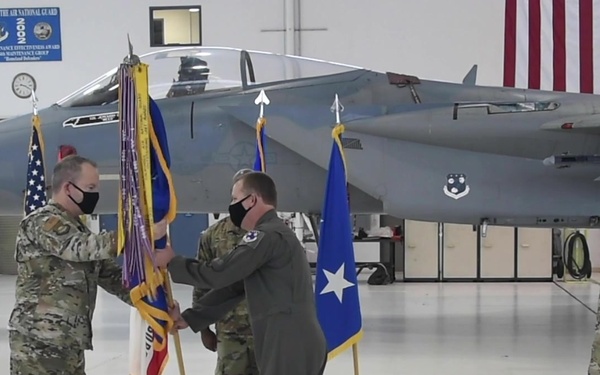 B-Roll of 144th Fighter Wing Change of Command Ceremony