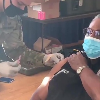 APG emergency personnel receive COVID-19 vaccine