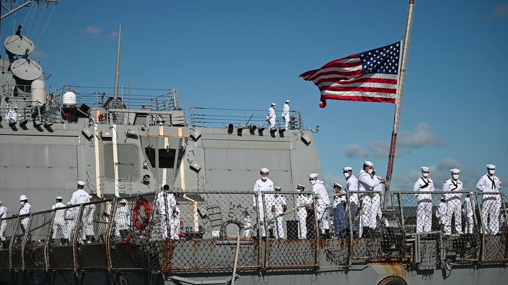DVIDS - Video - USS William P. Lawrence Returns to Pearl Harbor