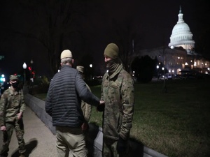 Acting Secretary of Defense Visits DC National Guard at the Capitol