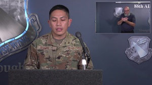 Wright-Patterson AFB Coronavirus Situation Update Live Town Hall
