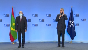 Visit to NATO by the President of Mauritania