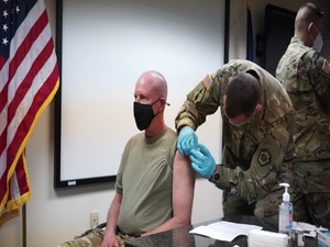 Pennsylvania National Guard senior leaders receive Moderna Covid-19 Vaccine
