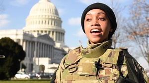Virginia Guard Soldiers, Airmen standing guard in D.C.