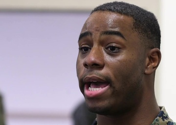 U.S. Navy Hospital Corpsman Marcus Wells Interview about the administering of the COVID-19 Vaccine