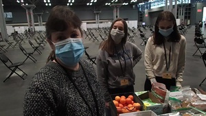 NY 4-H Youth Development brings snacks and refreshments for state partners supporting state efforts to administer COVID-19 vaccines