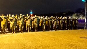 B-Roll: Nebraska National Guard sworn in as Special Police in Washington D.C.