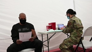 Maryland National Guard assists Maryland's vaccination efforts