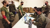 #InThisTogether: 2nd Medical Battalion distributes COVID-19 vaccine to deploying Marines and Sailors