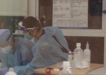 U.S. Air Force clinical nurse supports Harbor-UCLA medical staff