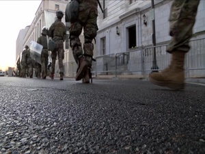 National Guard on duty in support of 59th Presidential Inauguration