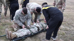 KFOR Soldiers receive MEDEVAC training