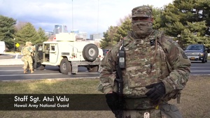 Hawaii National Guard supports 59th Presidential Inauguration: Package with GFX