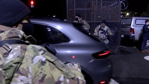 National Guardsmen on duty in support of 59th Presidential Inauguration