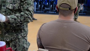 Sailors receive COVID-19 vaccine
