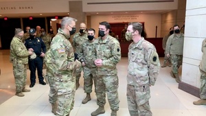 B-roll: Gen. Hokanson U.S. Capitol troop visits