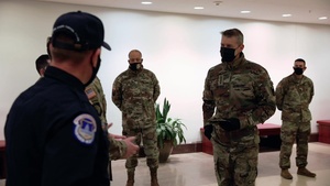 NGB Chief Visits Personnel at U.S. Capitol