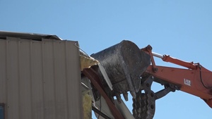 Tyndall AFB Hurricane Michael Recovery Demolition 11-3-20 -- B-ROLL